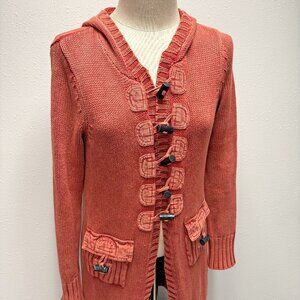 *RARE* PBJ Blues Toggle Button Knit Sweater Cardigan